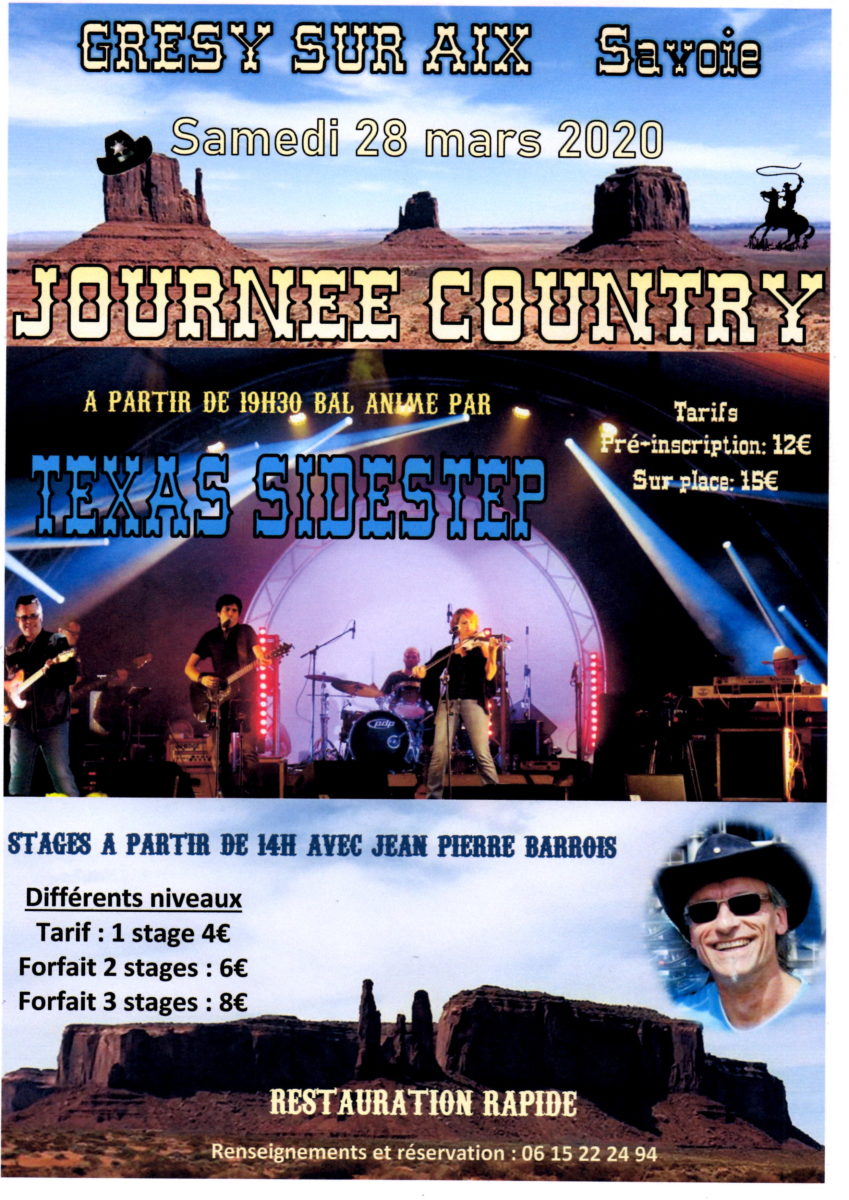 JOURNÉE COUNTRY avec les TEXAS SIDESTEP